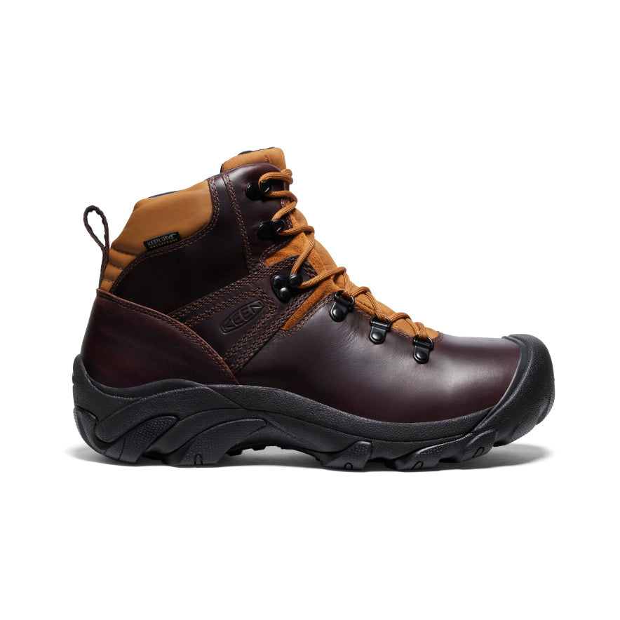 Men's Pyrenees Waterproof Hiking Boot - brown,red,orange