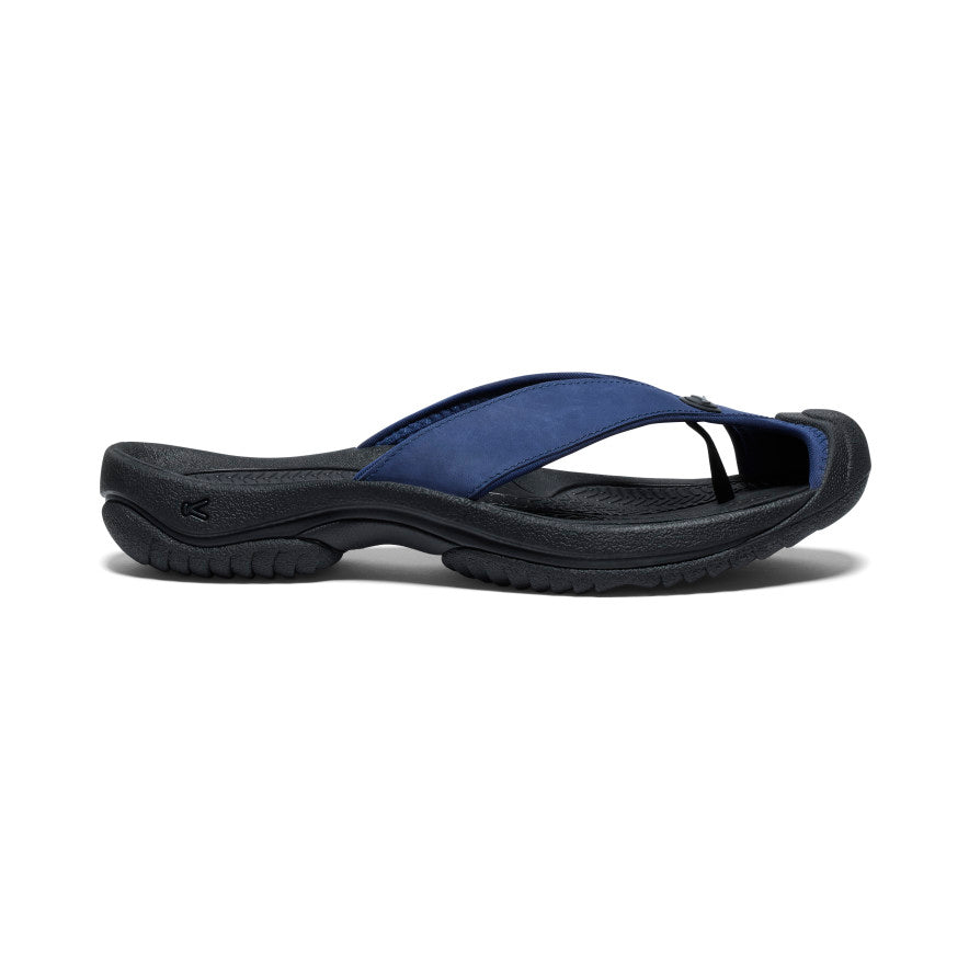 Men's Waimea Leather Flip-Flop - blue