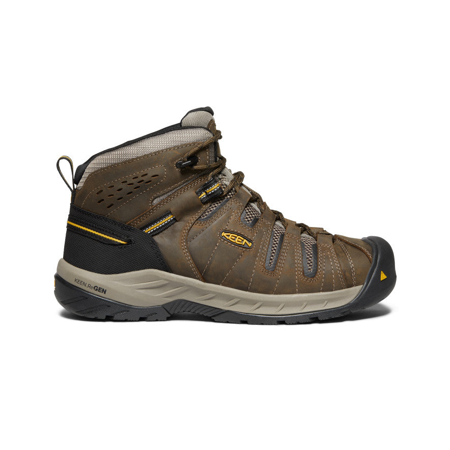 Men's Flint II Boot (Steel Toe) (Wide) - brown