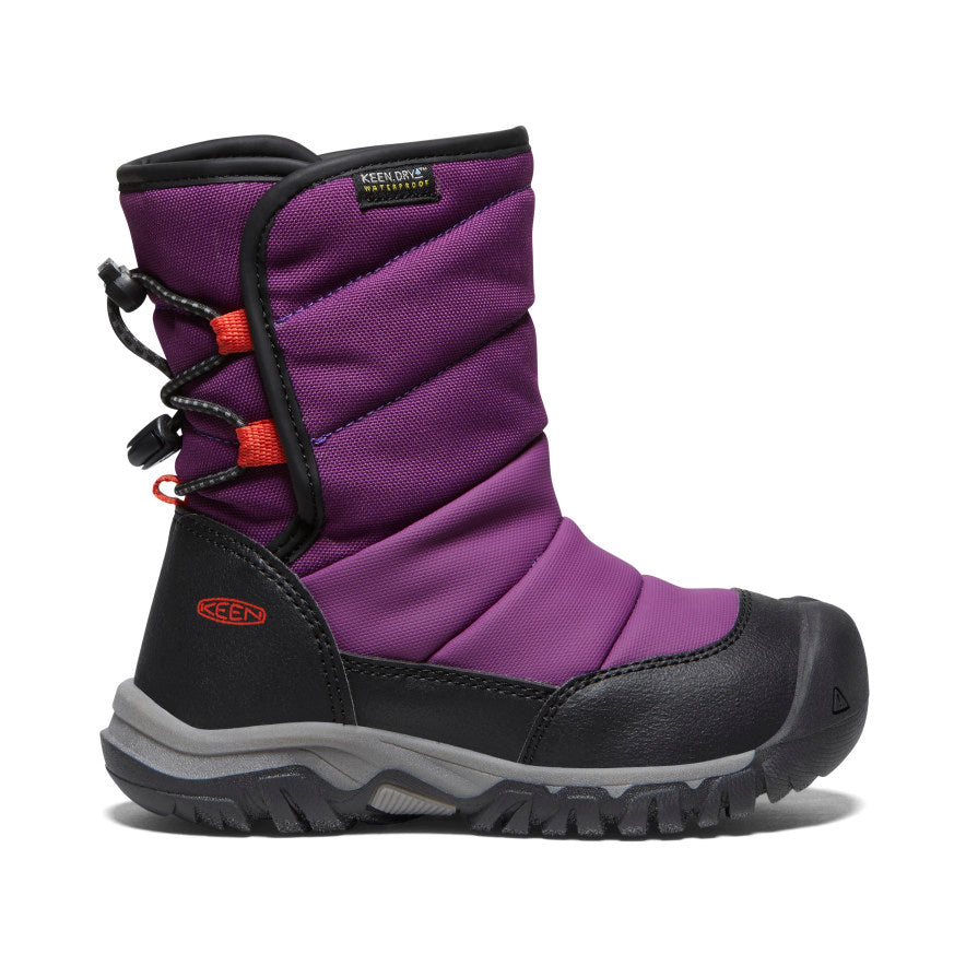 Little Kids' Puffrider Waterproof Winter Boot - purple