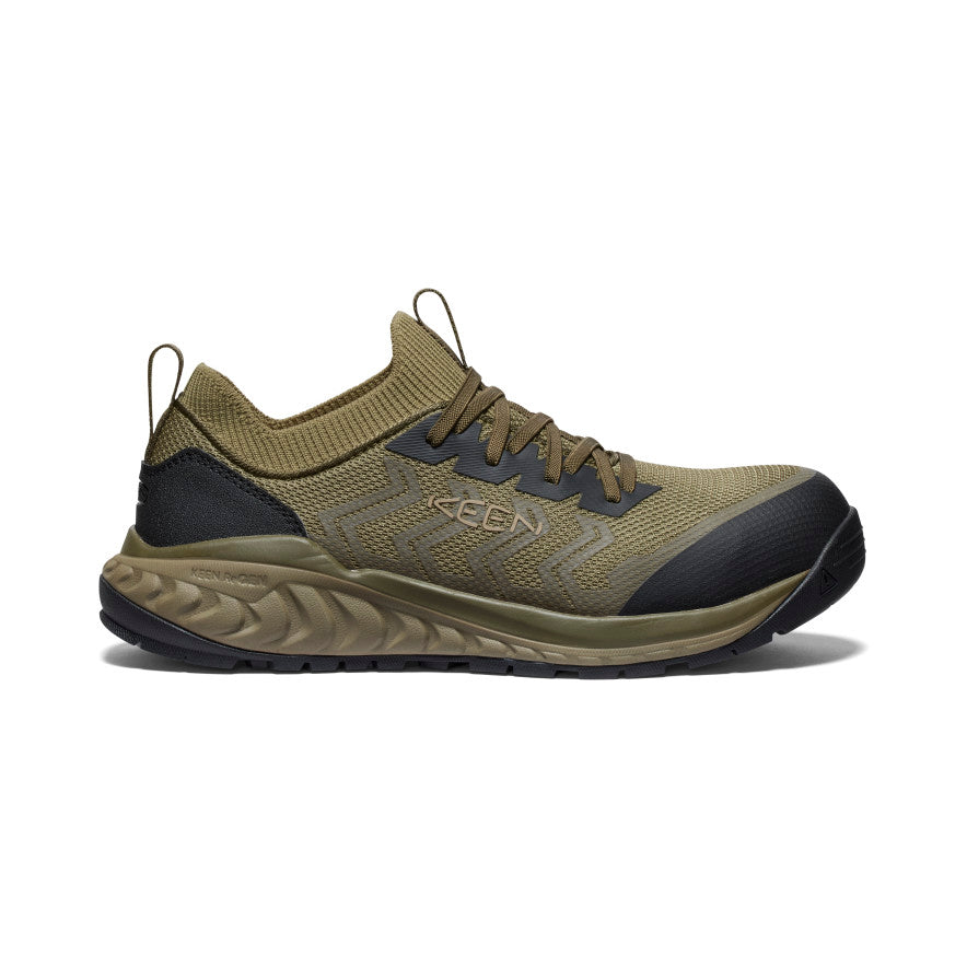 Men's Arvada Shift Work Sneaker (Carbon-Fiber Toe) (Wide) - green