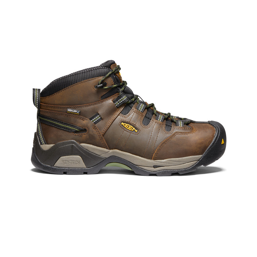 Men's Detroit XT Waterproof Boot (Steel Toe) (Wide) - brown