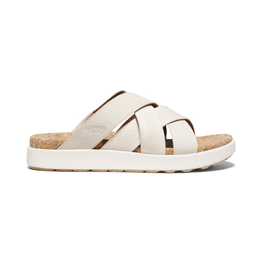 Women's Elle Mixed Slide - white