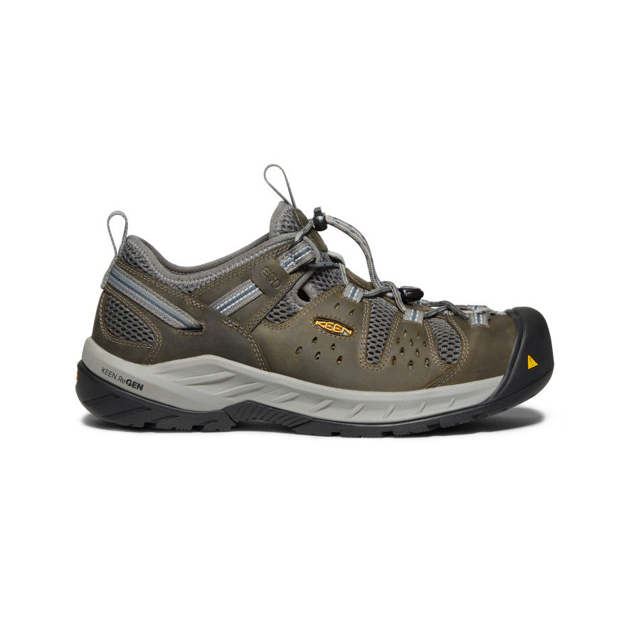 Men's Atlanta Cool II ESD (Steel Toe) (Wide) - grey,brown