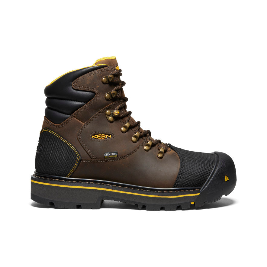 Men's Milwaukee Waterproof (Steel Toe) (Wide) - brown