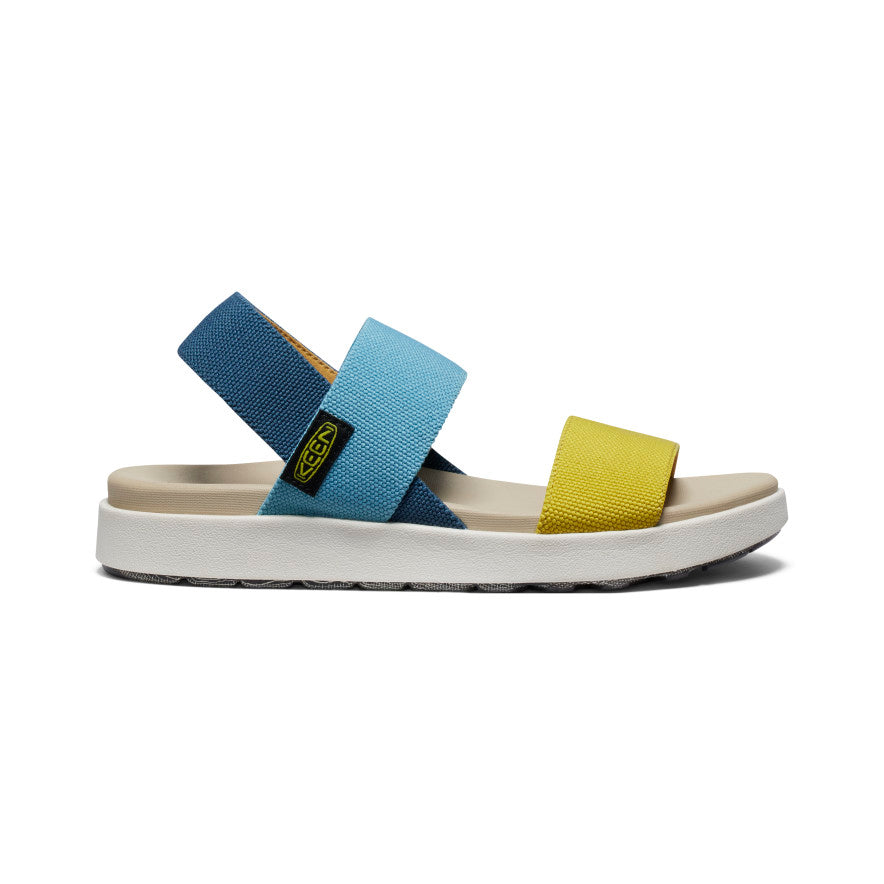 Women's Elle Backstrap Sandal - blue,yellow