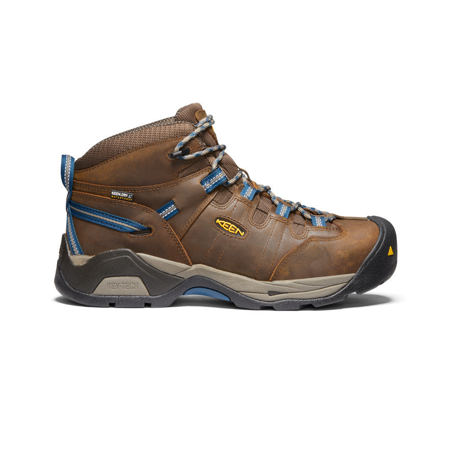 Men's Detroit XT Waterproof Boot (Steel Toe) (Wide) - brown