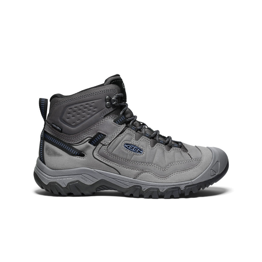 Men's Targhee IV Wide Waterproof Hiking Boot (Wide) - grey