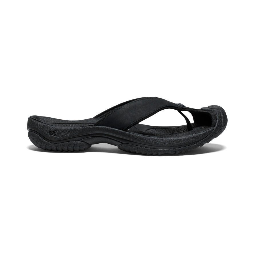 Men's Waimea Leather Flip-Flop - black