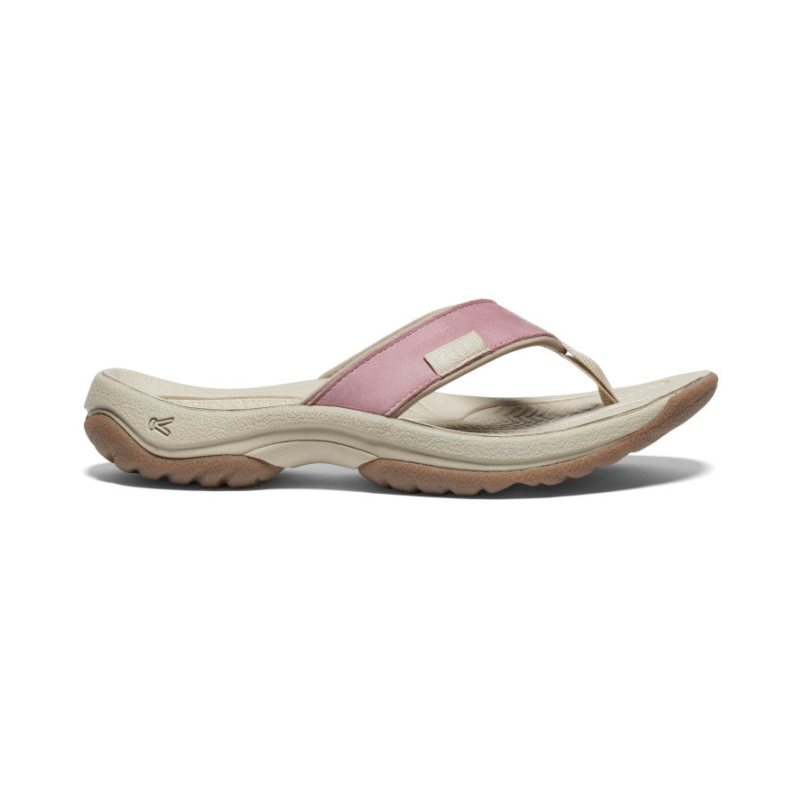 Women's Kona Leather Flip-Flop - pink