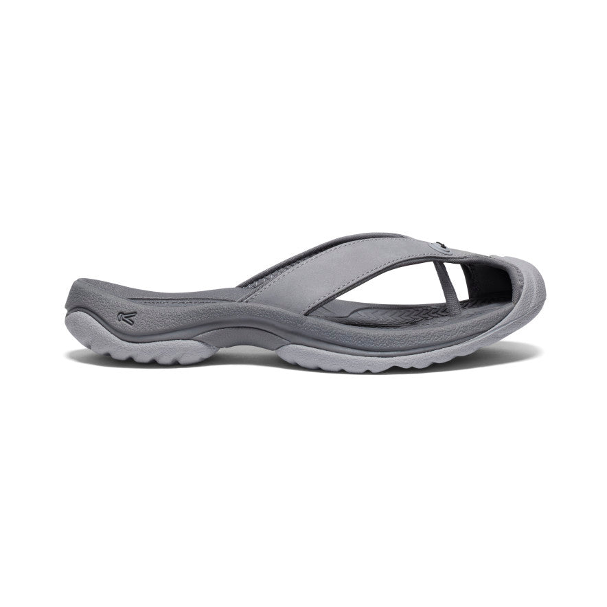 Women's Waimea Leather Flip-Flop - grey