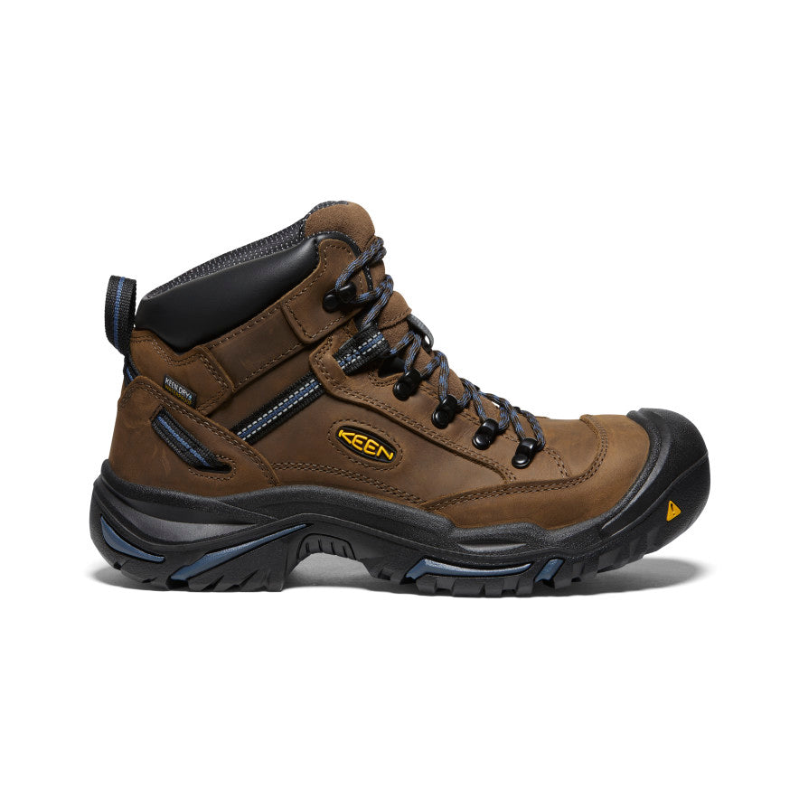 Men's Braddock AL Waterproof Mid (Steel Toe) (Wide) - brown