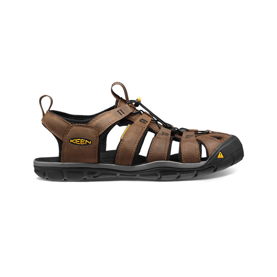 Men's Clearwater CNX Leather Sandal - brown