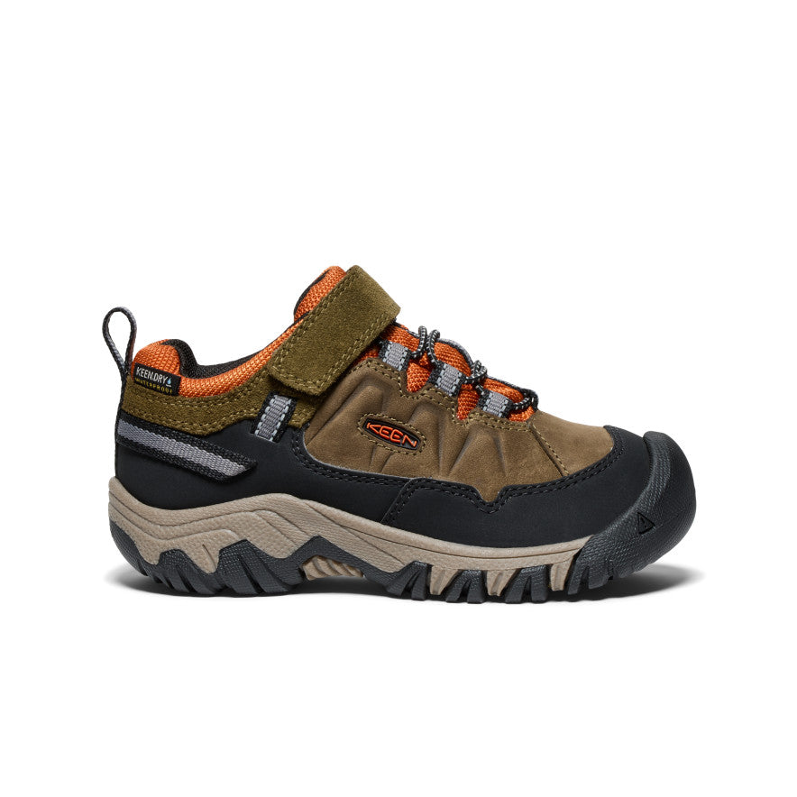 Little Kids' Targhee IV Waterproof Hiking Shoe - brown,green