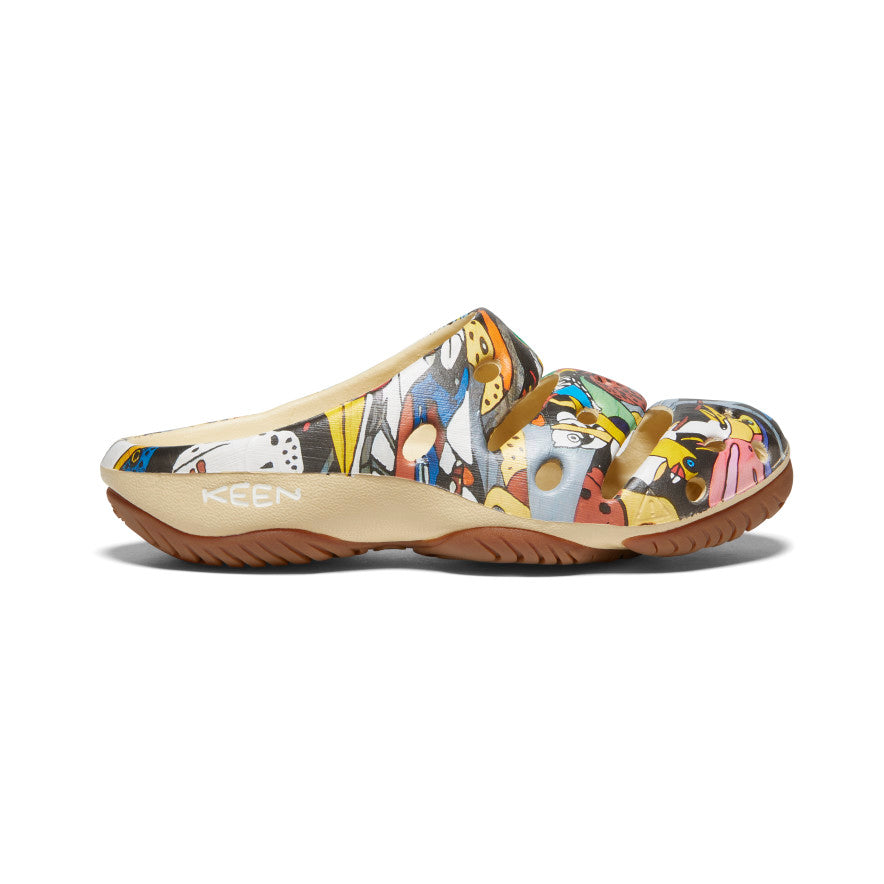 Women's Yogui Arts Clog x ARTPARA FUKAGAWA - brown,misc