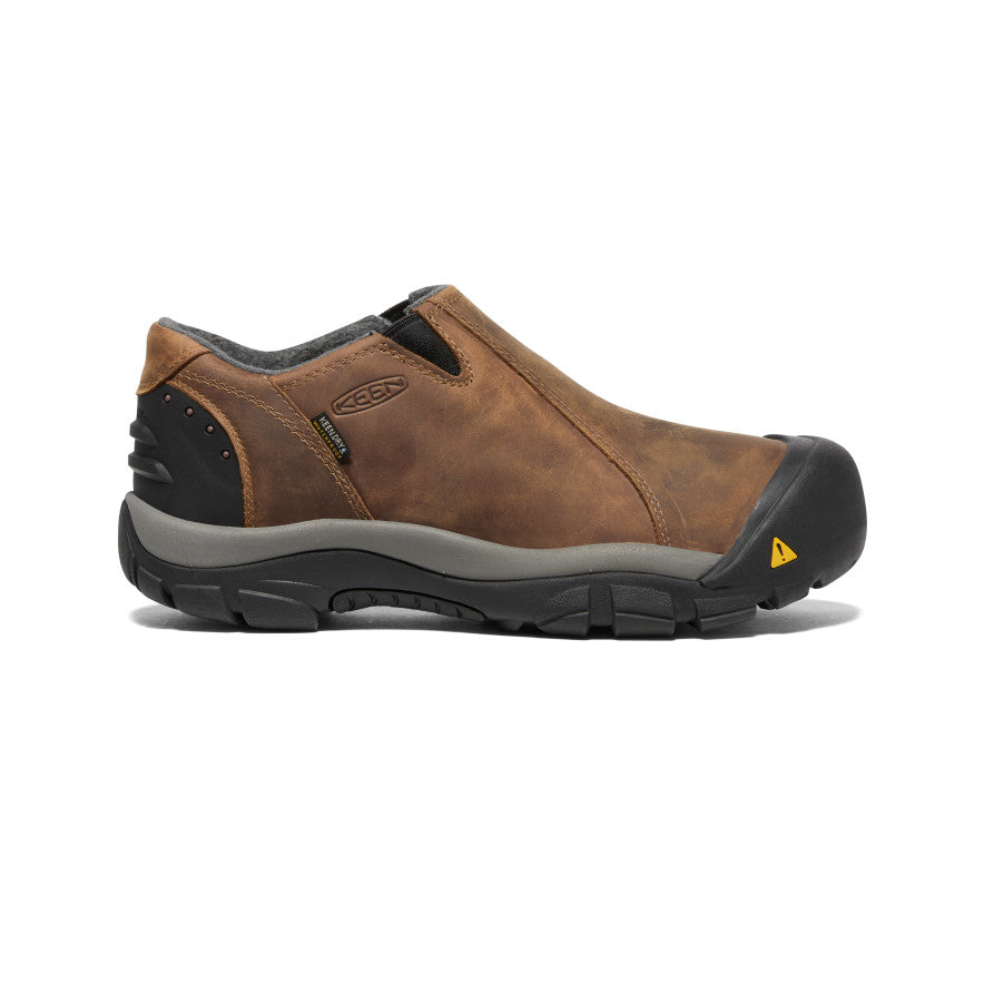 Men's Brixen Waterproof Shoe Wide (Wide) - brown