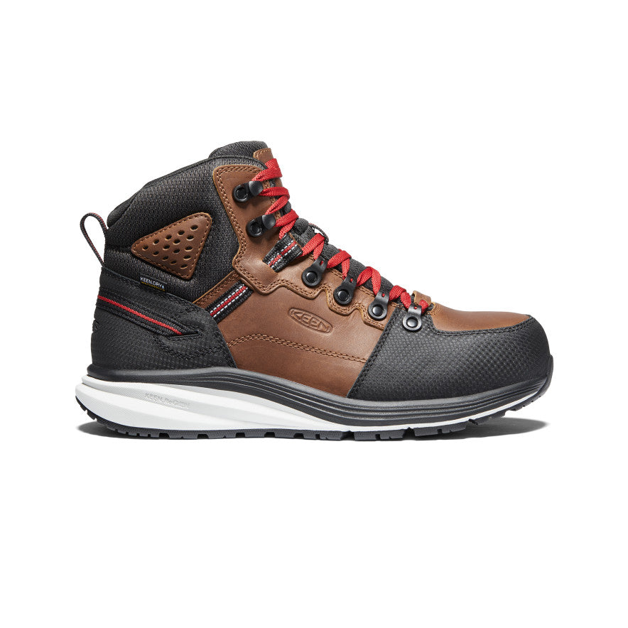 Men's Red Hook Waterproof Boot (Carbon-Fiber Toe) (Wide) - brown