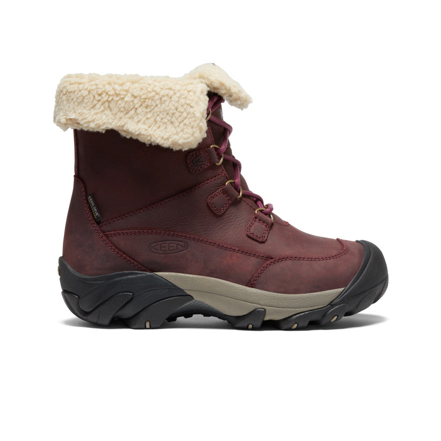 Women's Betty Waterproof Short Boot - red