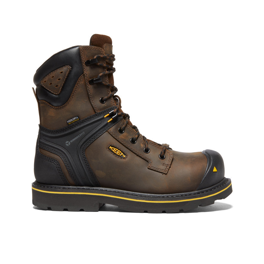 Men's CSA Abitibi II Waterproof Boot (Carbon-Fiber Toe) (Wide) - brown