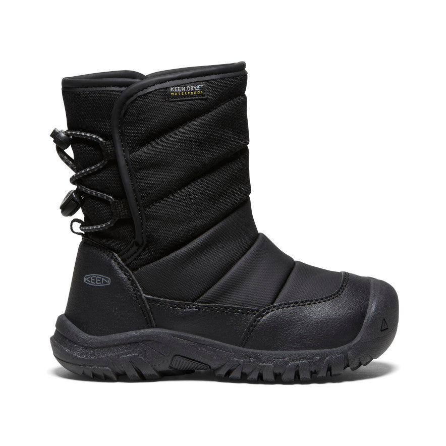 Little Kids' Puffrider Waterproof Winter Boot - black