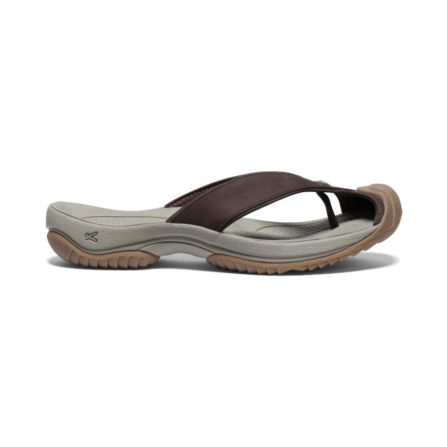 Men's Waimea Leather Flip-Flop - brown