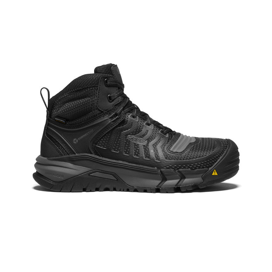 Men's Kansas City Waterproof Mid (Carbon-Fiber Toe) (Wide) - black