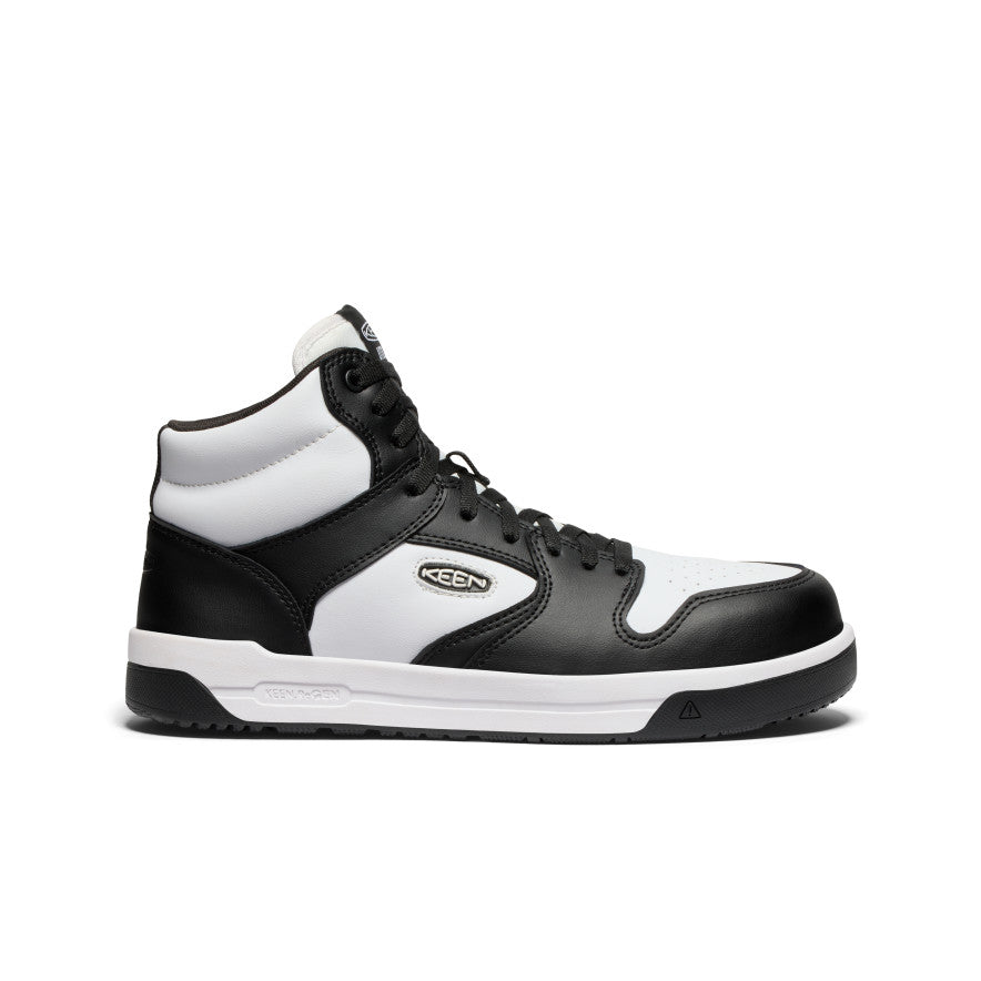 Men's Overton Mid Work Shoe (Carbon-Fiber Toe) - black,white