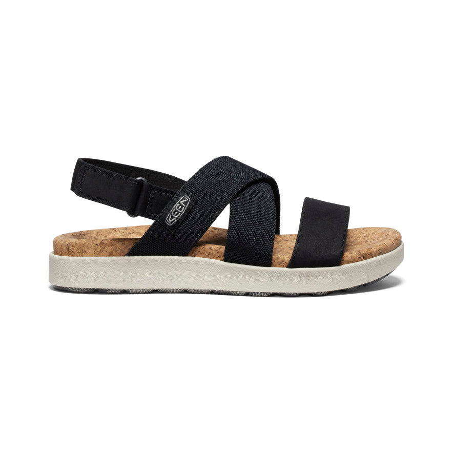 Women's Elle Criss Cross Sandal - black