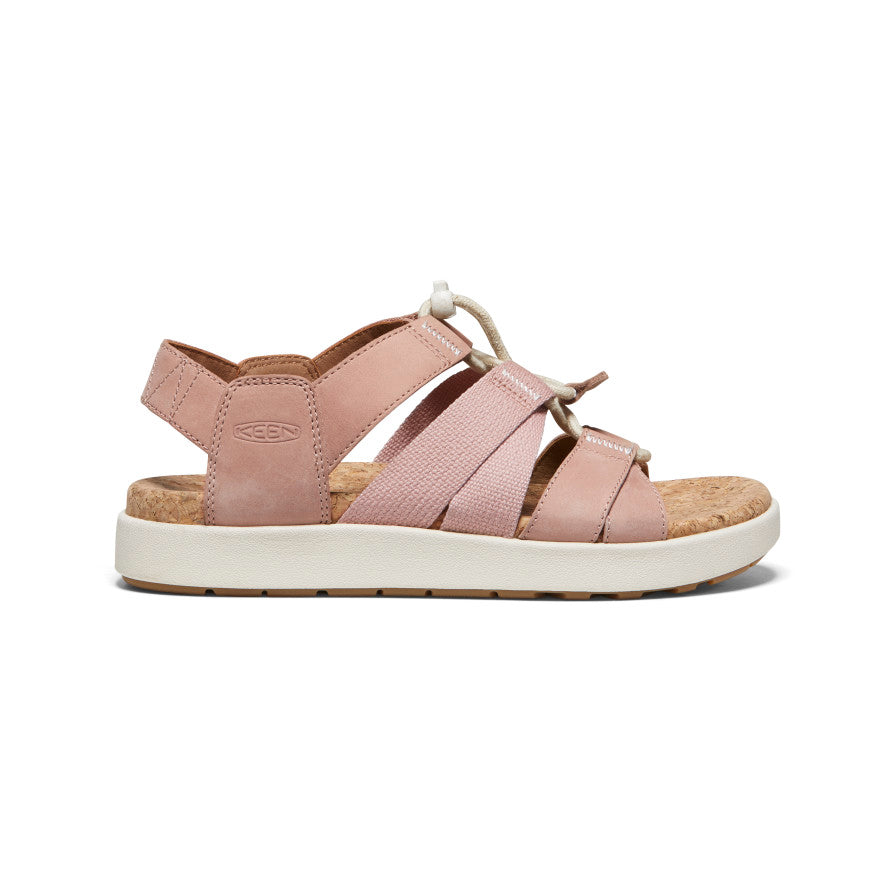 Women's Elle Mixed Strap Sandal - pink