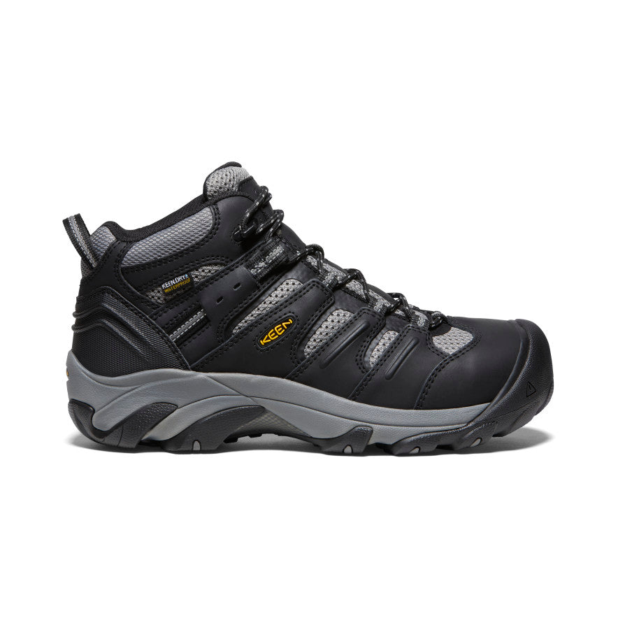 Men's Lansing Mid Waterproof (Steel Toe) (Wide) - black