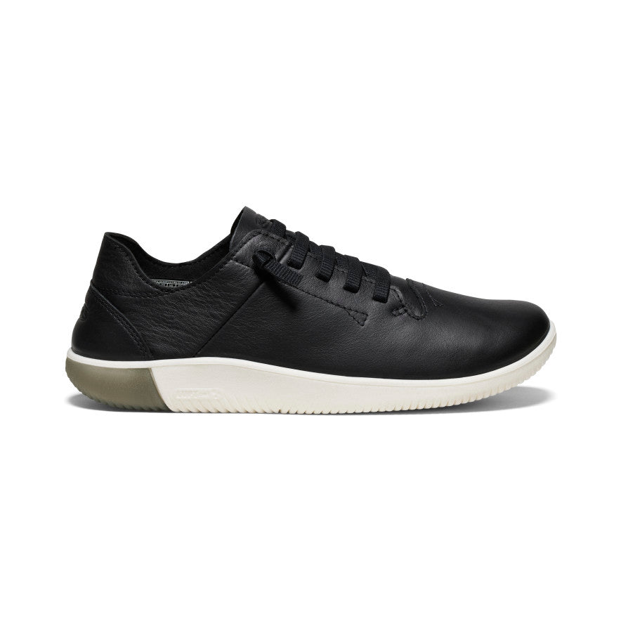 Men's KNX Unlined Leather Sneaker - black