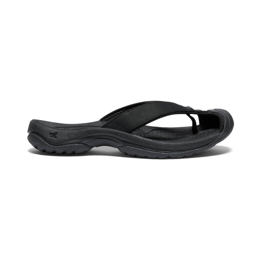 Women's Waimea Leather Flip-Flop - black